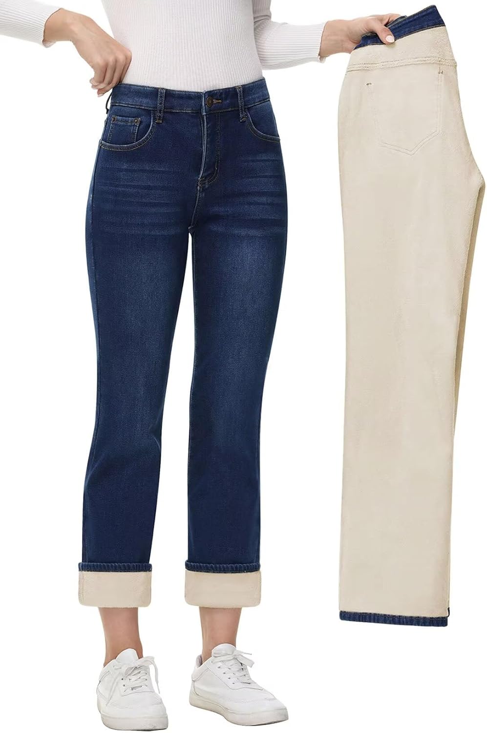 Thermal Locking Fleece-Lined Jeans