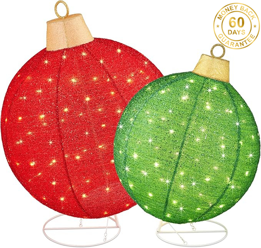 MerryGlow Lighted Pop-Up Outdoor Christmas Ornament